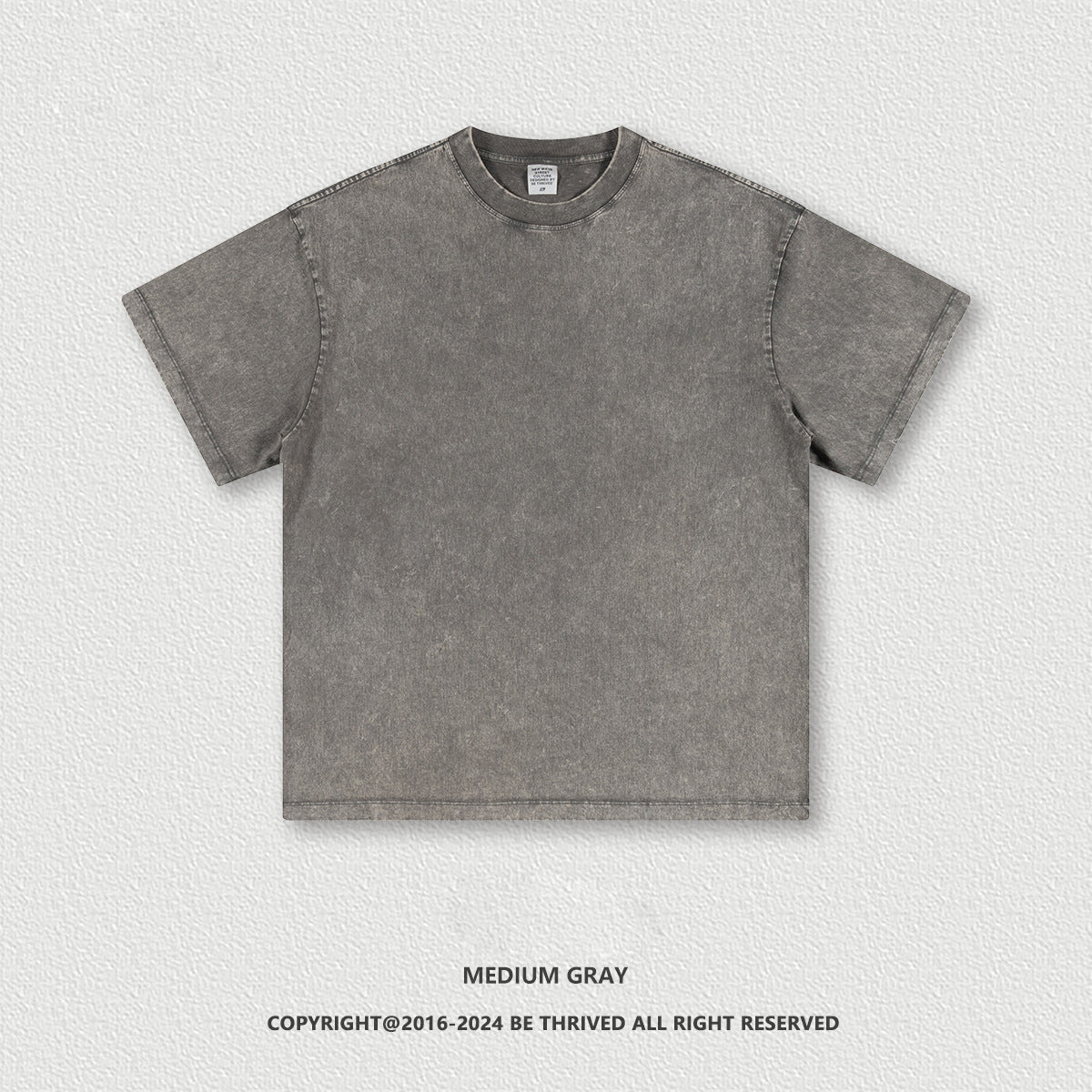 S1721 260Gsm Oversized Vintage Washed T-Shirts