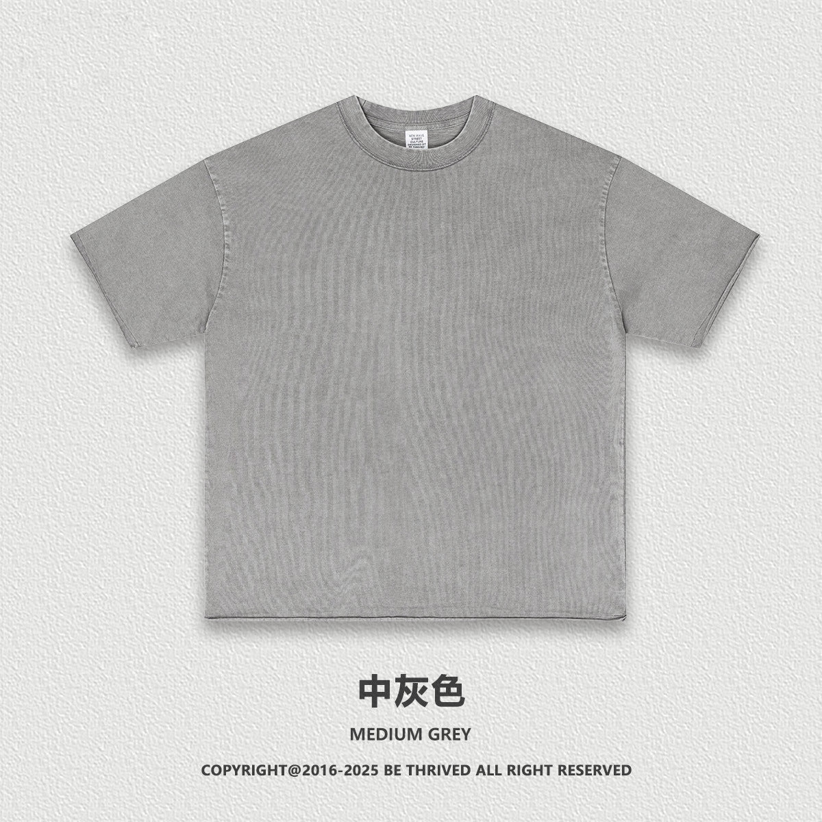 K2593 shorts + S2591  acid washed Reverse-neck T-shirt