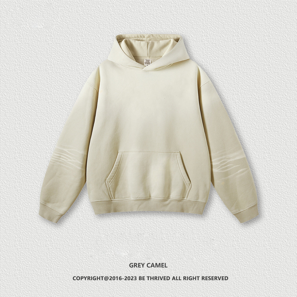 W0182 375GSM Heavy washed vest gradient plus velvet hooded sweater American retro trendy brand hoodie