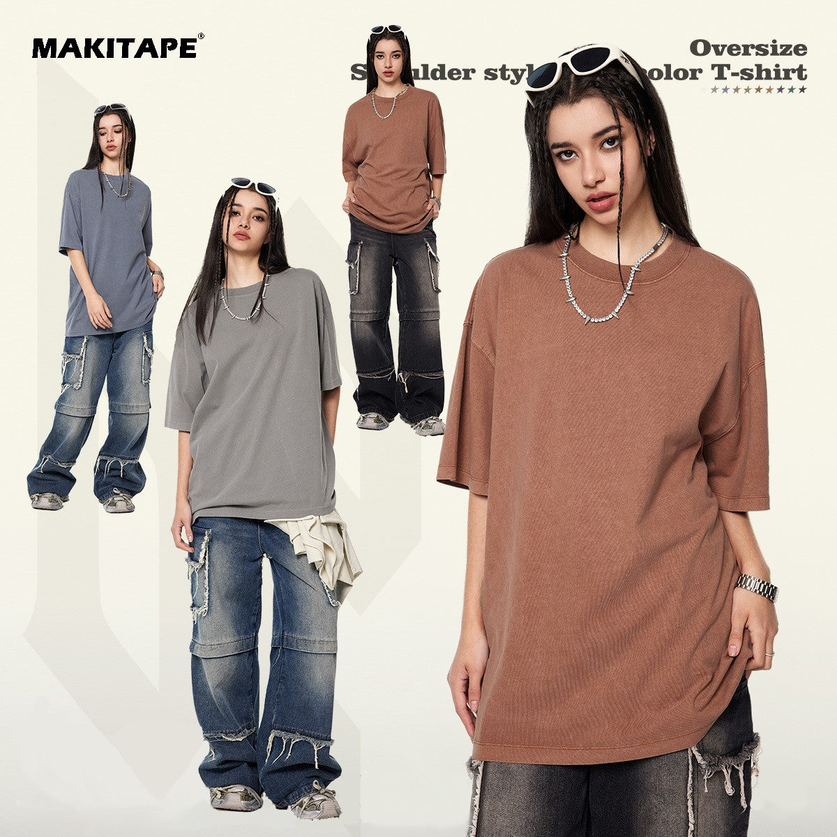 S1120 200gsm Acid Washed T shirts
