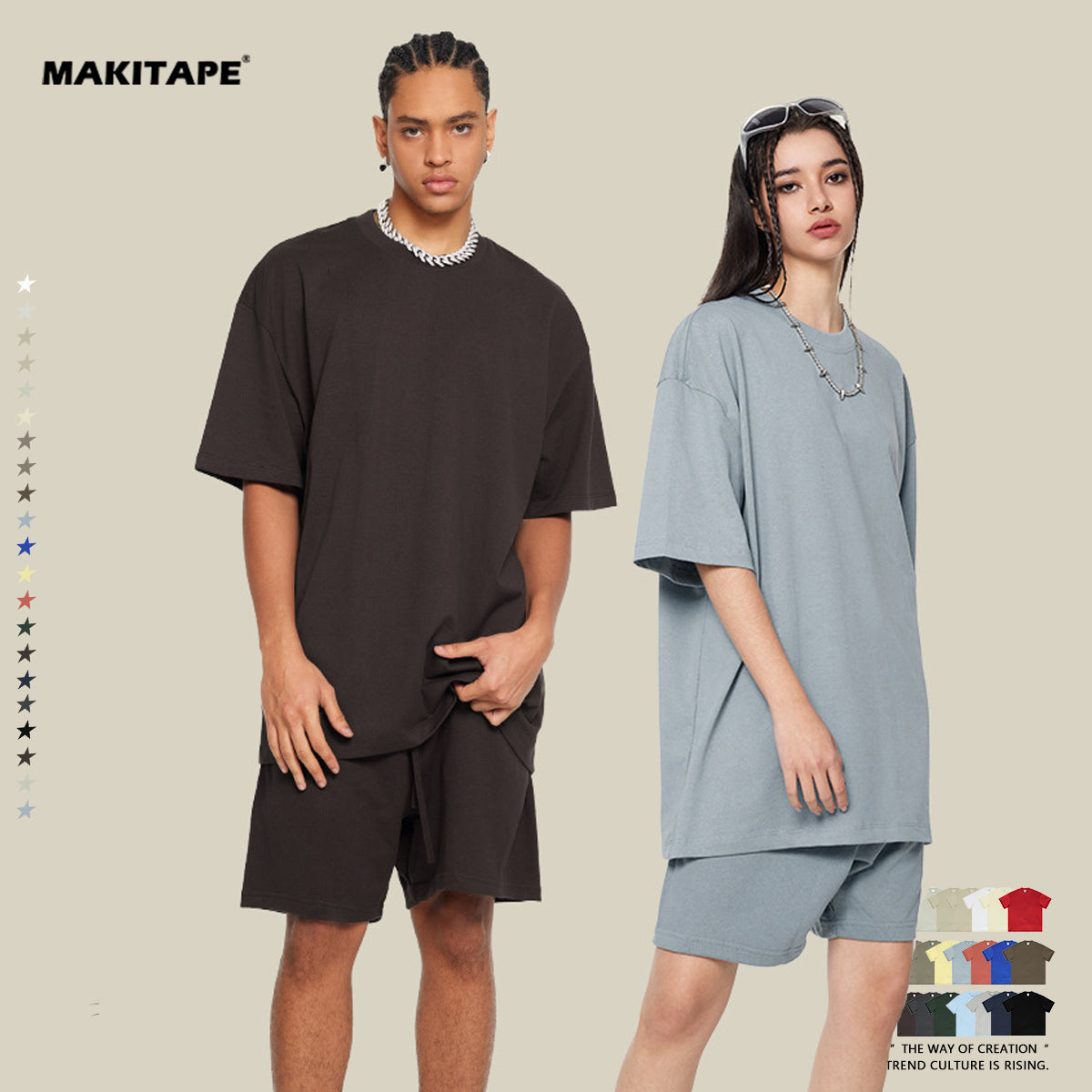 S1708 305GSM Oversize FOG T-shirt（New Color）