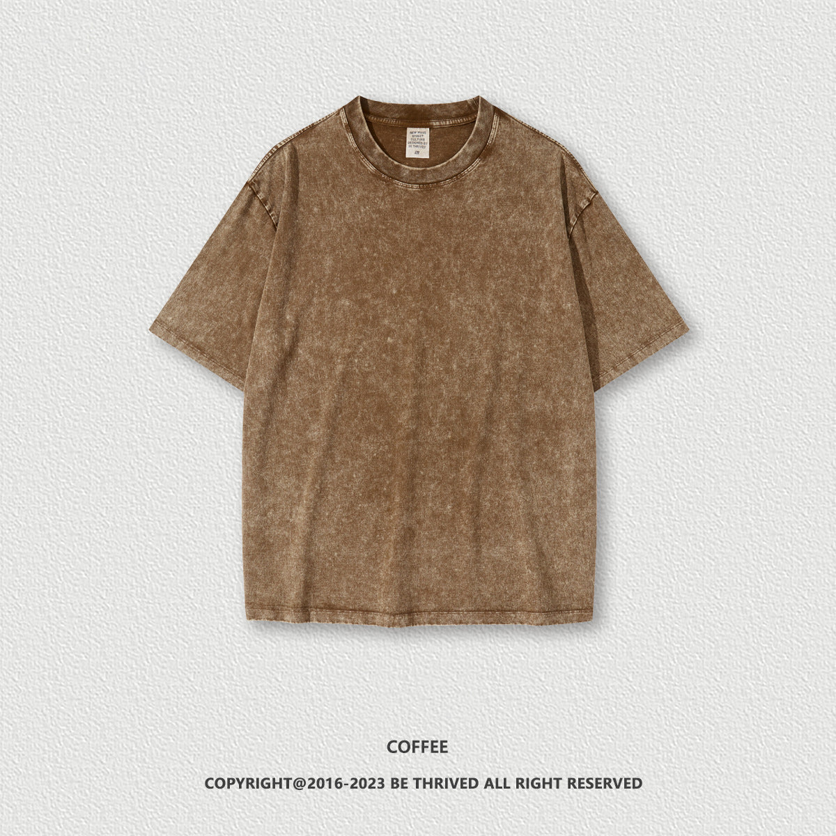 S1721  285 Gsm Oversized Tshirt Custom Wash T Shirt Drop Shoulder Vintage Washed T-Shirts