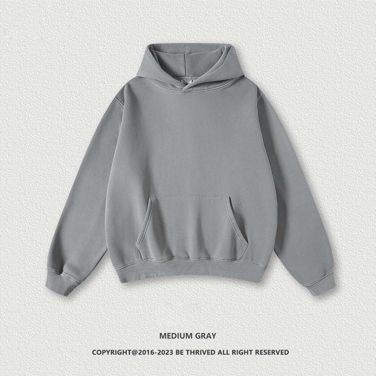 W1050 355gsm fleece hooded wash hoodie men's American fashion vintage unisex hoodie