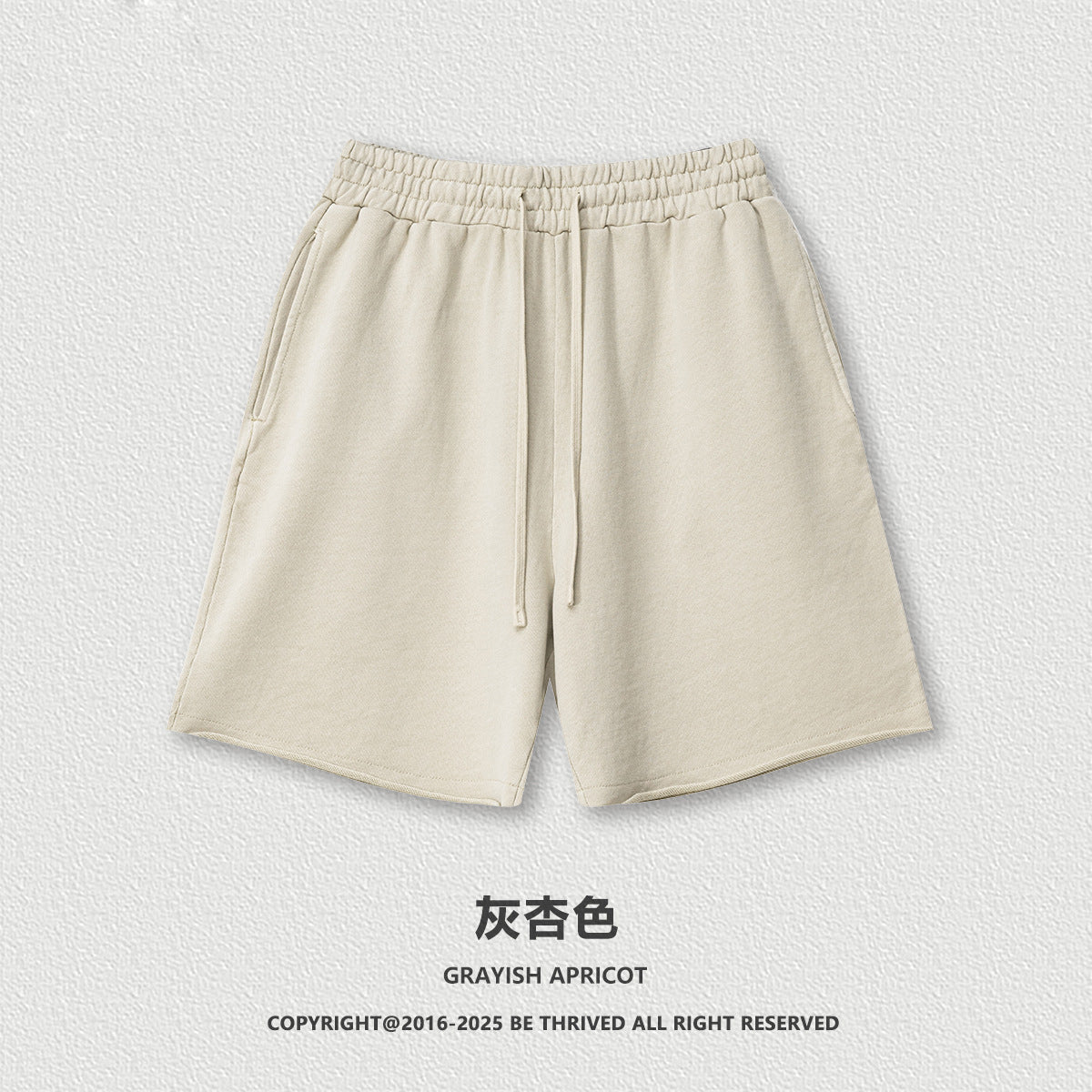 K2593 shorts + S2591  acid washed Reverse-neck T-shirt