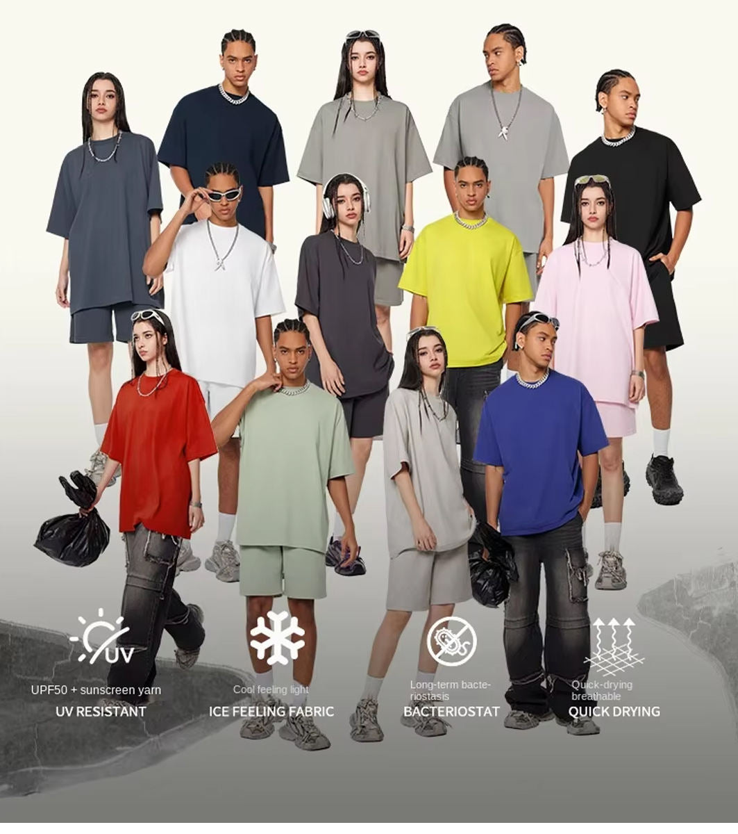 S2501 (New Color)235G Sorona UV-protective T-shirt