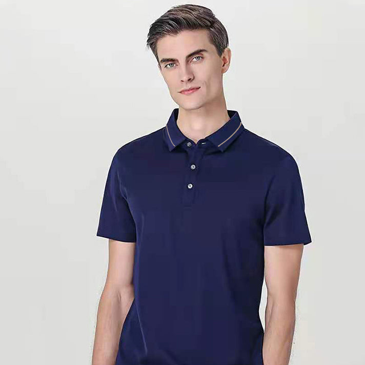 555 Free Logo Polyester Cotton 190gsm Polo Shirt