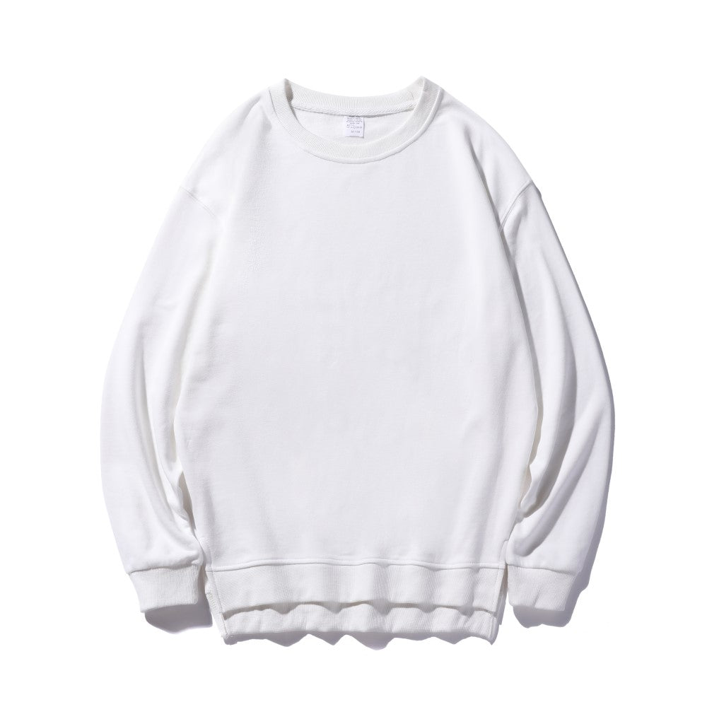 Cotton Polyester French Terry Cut Bottom Unisex Sweatshirt